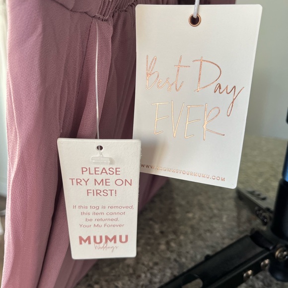 Show Me Your MUMU midi dress in Antique Rose Chiffon - Picture 2 of 9